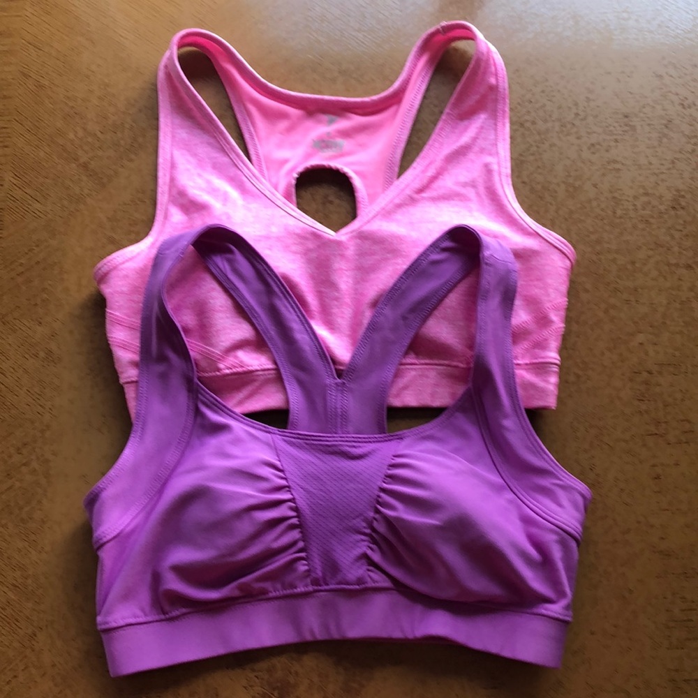 EUC Old Navy Active Bras (set of 2) size M